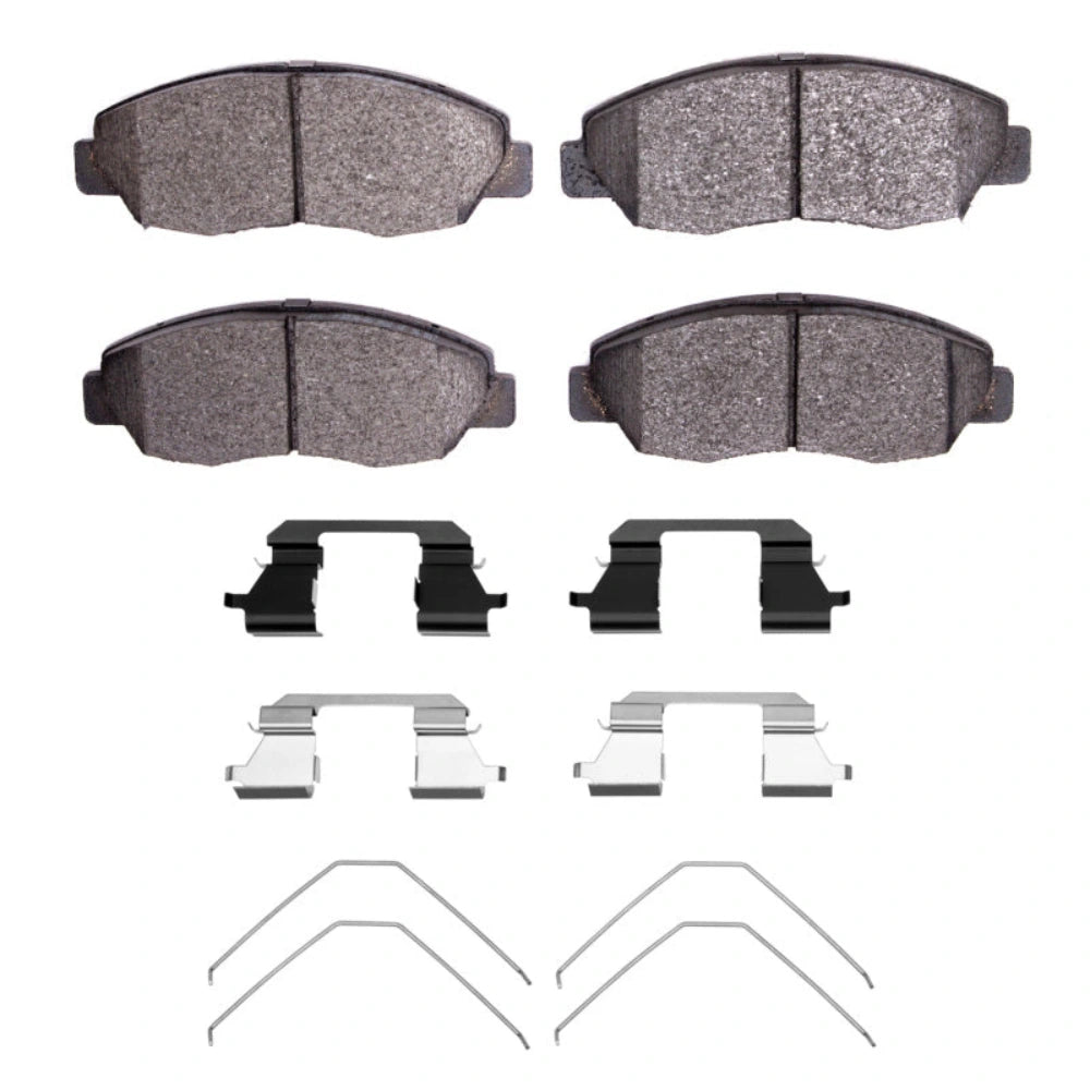 DFC DFC Active Performance Front Brake Pads and Hardware Kit for Honda Civic and Insight