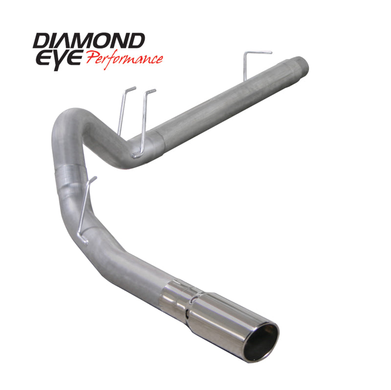 Diamond Eye KIT 4in DPF-BACK SGL AL 08-09 6 4L F250/F350 PCKGD BX46X14X14OD EL-PL 44inX13 5inX13 5in - Black Ops Auto Works