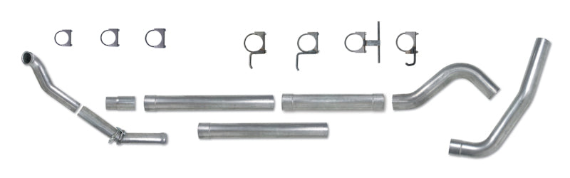 Diamond Eye KIT 4in MFLR RPLCMENT PIPE TB SGL ALUM 94-97 5 7 3L F250/F350 PWRSTROKE NFS W CARB STDS - Black Ops Auto Works
