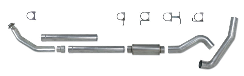 Diamond Eye K5216A KIT 5in Turbo-Back Single Aluminized: 94-02 DODGE CUMMINS 5.9L - Diamond Eye Performance DEPK5216A