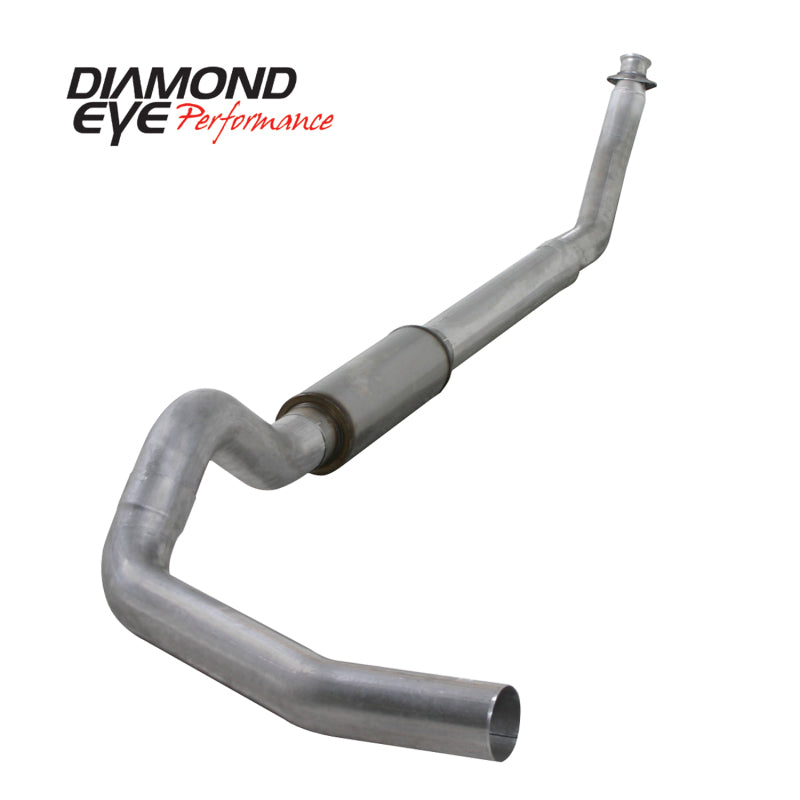 Diamond Eye K5216A KIT 5in Turbo-Back Single Aluminized: 94-02 DODGE CUMMINS 5.9L - Diamond Eye Performance DEPK5216A