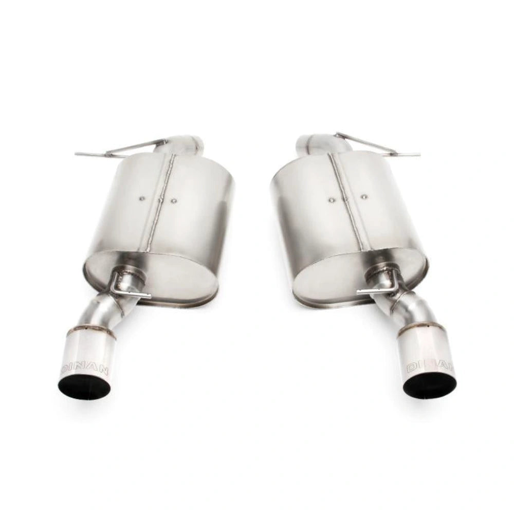 Dinan Dinan 07-11 BMW 335i/335xi (E90) Free Flow Axleback Exhaust System - Polished Tips