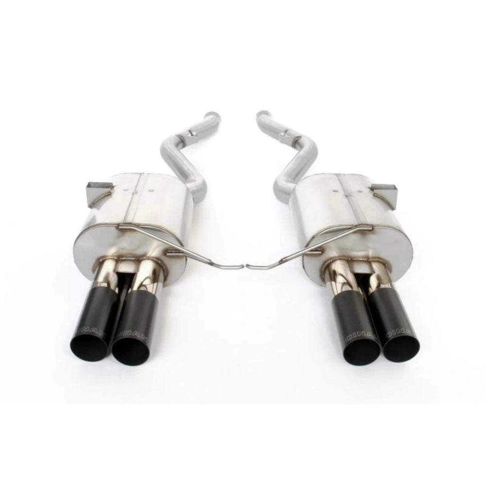 Dinan Dinan 08-13 BMW M3 (E92/E93) Free Flow Axleback Exhaust System - Black Tips