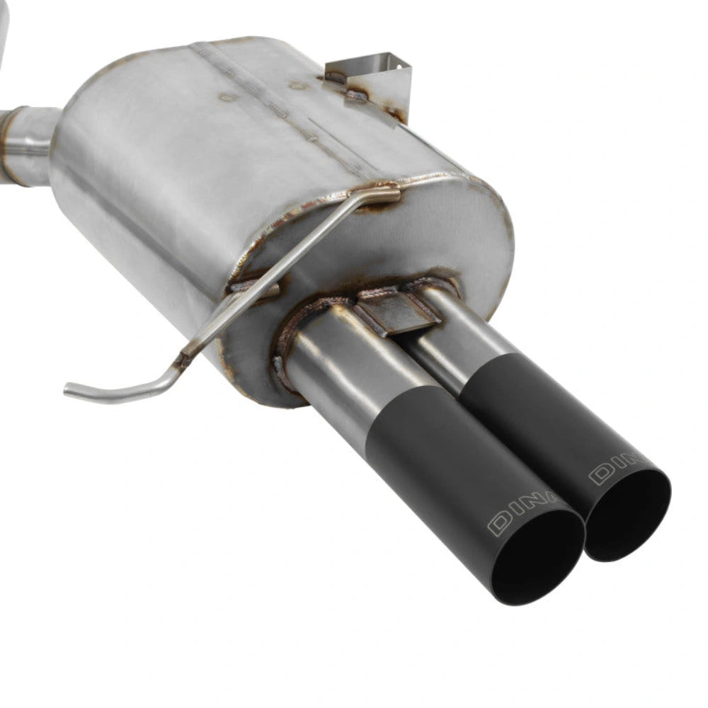 Dinan Dinan 08-13 BMW M3 (E92/E93) Free Flow Axleback Exhaust System - Black Tips