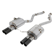 Load image into Gallery viewer, Dinan Dinan 08-13 BMW M3 (E92/E93) Free Flow Axleback Exhaust System - Black Tips
