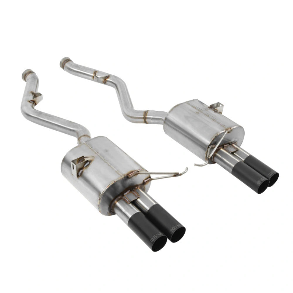 Dinan Dinan 08-13 BMW M3 (E92/E93) Free Flow Axleback Exhaust System - Black Tips