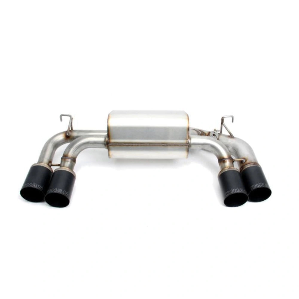 Dinan Dinan 16-18 BMW M2 (F87) Free Flow Axleback Exhaust System - Black Tips