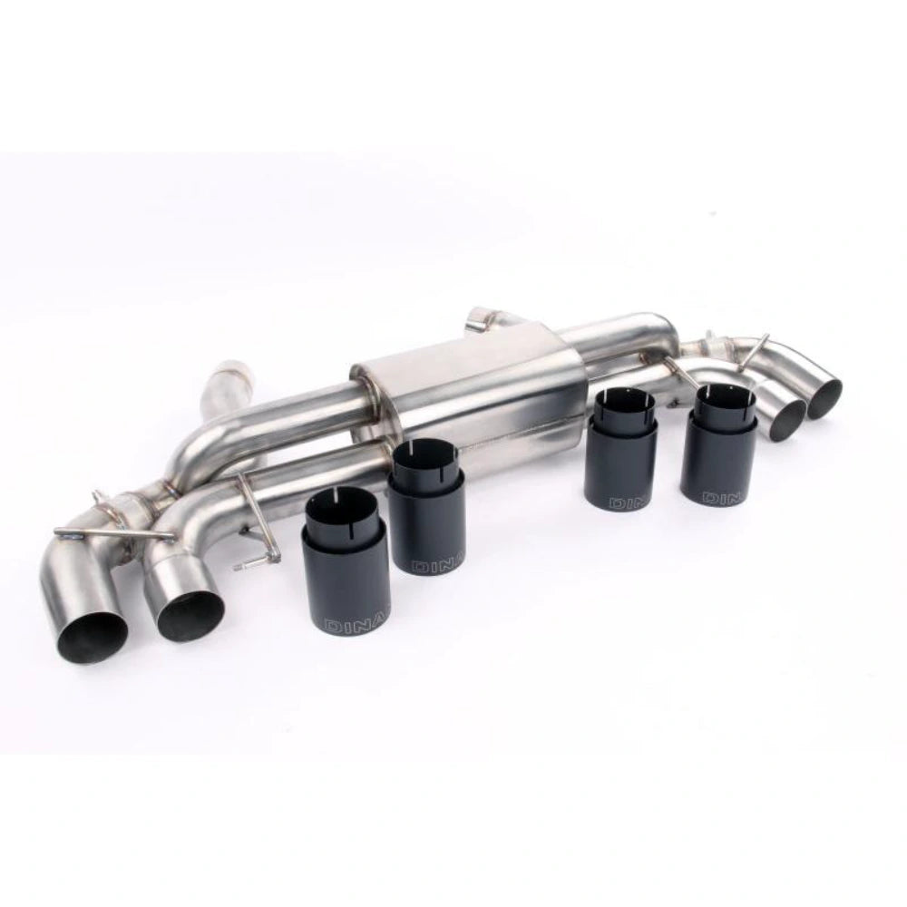 Dinan Dinan 18-23 BMW M5 (F90) Free Flow Axleback Exhaust System - Black Tips