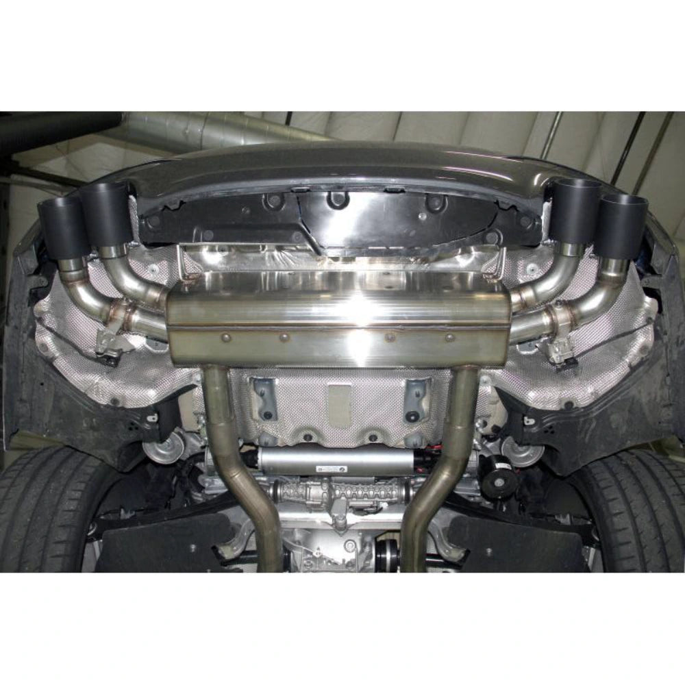 Dinan Dinan 18-23 BMW M550i (G30) Free Flow Axleback Exhaust System - Black Tips