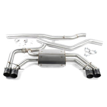 Load image into Gallery viewer, Dinan Dinan 18-25 BMW X3 M40i/X4 M40i (G01/G02) Valved Catback Exhaust System - Black Tips