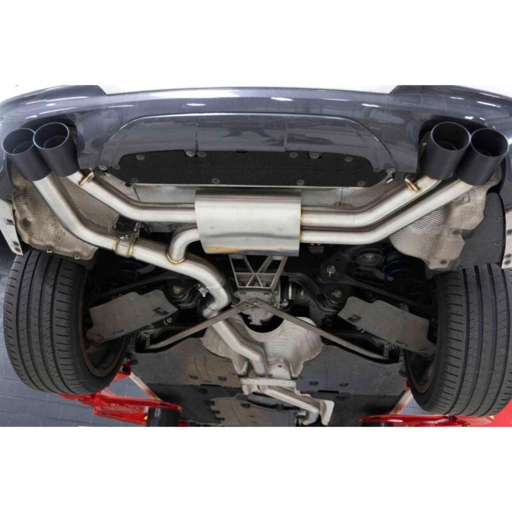 Dinan Dinan 18-25 BMW X3 M40i/X4 M40i (G01/G02) Valved Catback Exhaust System - Black Tips