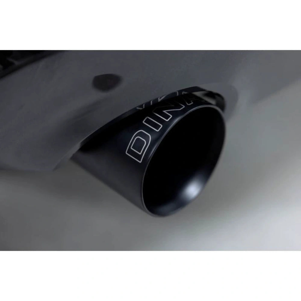 Dinan Dinan 19-26 BMW 330i (G20)/21-26 BMW 430i (G22) Valved Axleback Exhaust System - Black Tips