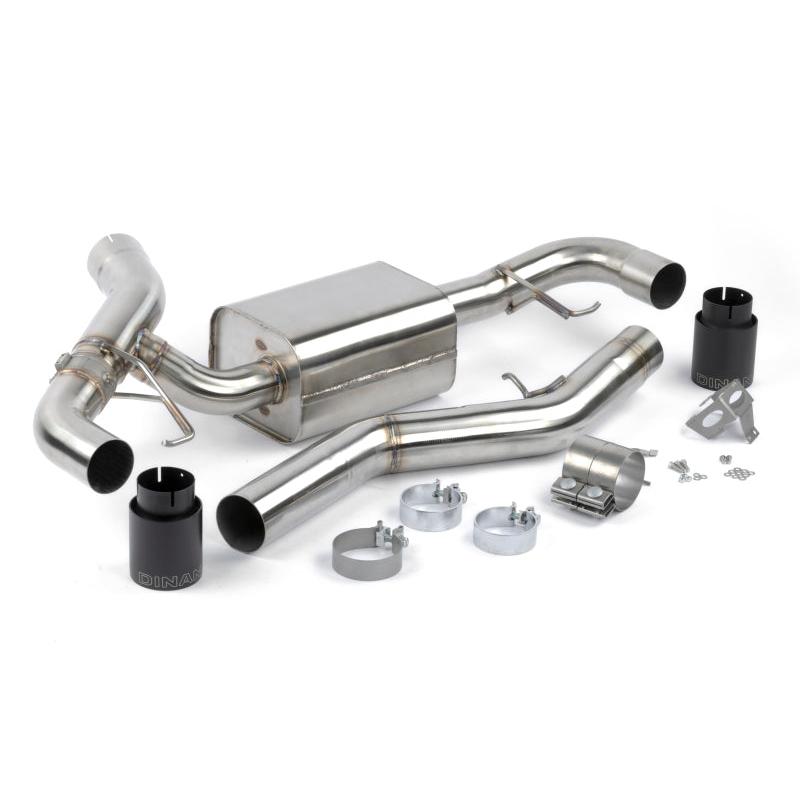 Dinan D660-0091-BLK BMW 330i Axle-Back Exhaust - primary product image