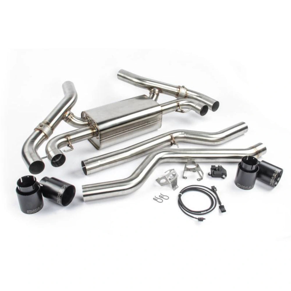 Dinan Dinan 20-24 BMW M340i/M440i (G20/G22/G23/G26) Free Flow Axleback Exhaust System - Black Tips