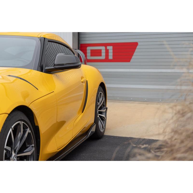 Dinan D980-0040 Toyota GR Supra Carbon Fiber Mirror Covers - product image 2