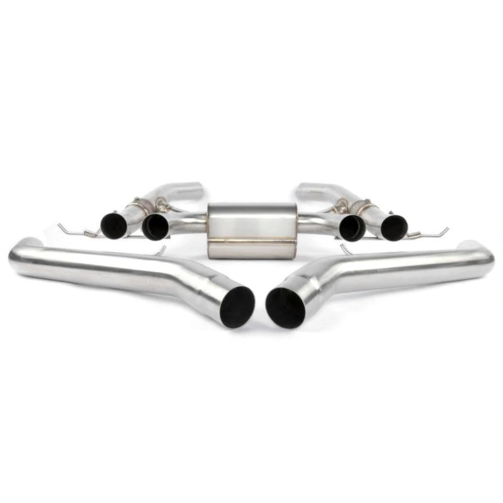 Dinan Dinan 21-27 BMW M3/M4 (G80/G82/G83) Valved Axleback Exhaust System - Black Tips