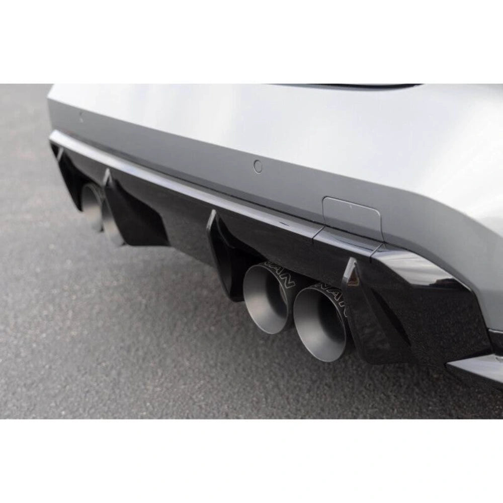Dinan Dinan 21-27 BMW M3/M4 (G80/G82/G83) Valved Axleback Exhaust System - Black Tips