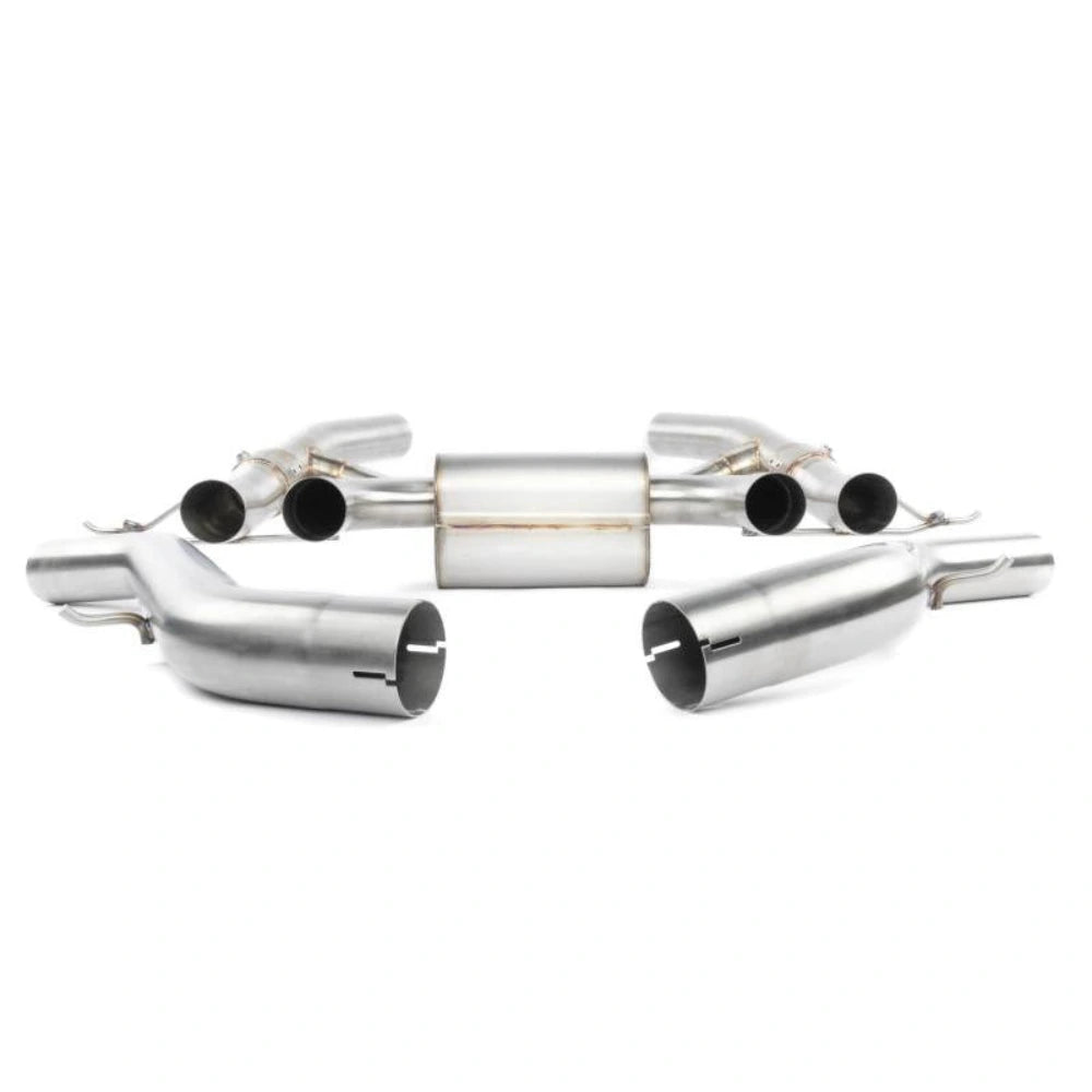 Dinan Dinan 23-26 BMW M2 (G87) Valved Axleback Exhaust System - Black Tips