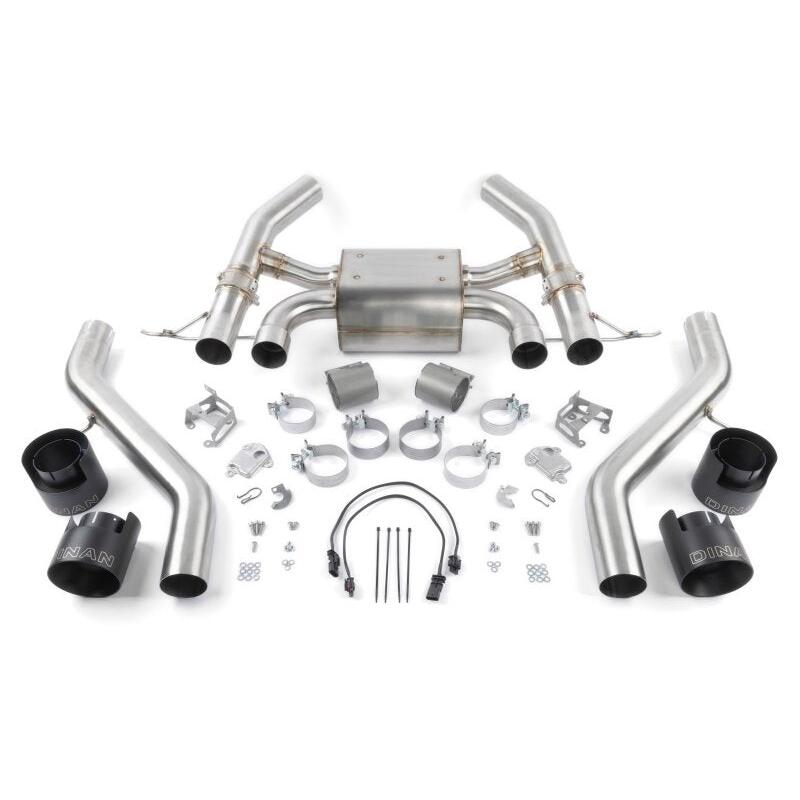 Dinan D660-0100-BLK BMW M2 Axle-Back Exhaust - primary product image