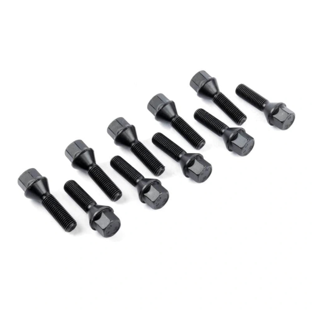 Dinan Dinan Lug Bolts - Cone Seat - M12x1.5 - 28mm - Black (Set of 10)