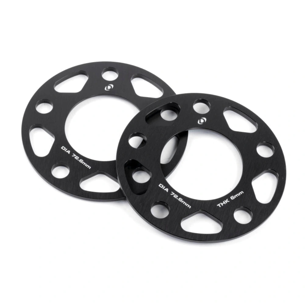 Dinan D210-2036 6mm Wheel Spacers - 5x120, 72.6mm Center Bore, Pair - Dinan D210-2036