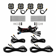 Load image into Gallery viewer, Diode Dynamics DD8754 Stage Series amber and white LED rock light kit M8 4-pack