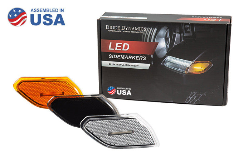 Diode Dynamics 18-21 Jeep JL Wrangler/Gladiator Sidemarkers Clear (set) Diode Dynamics DIODD5068
