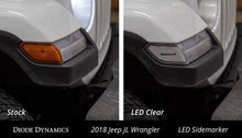 Load image into Gallery viewer, Diode Dynamics 18-21 Jeep JL Wrangler/Gladiator Sidemarkers Clear (set) Diode Dynamics DIODD5068