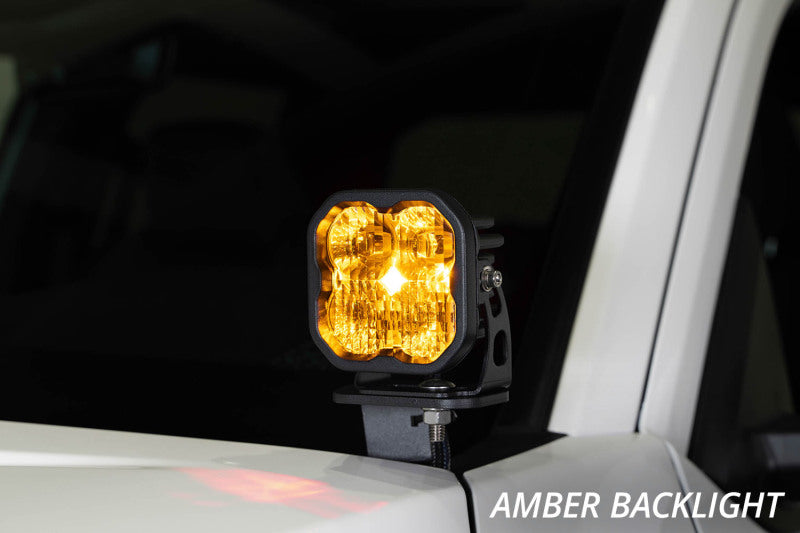 Diode Dynamics SS3 Pro ditch light beam pattern