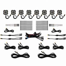 Load image into Gallery viewer, Diode Dynamics DD8756 Stage Series amber and white LED rock light kit M8 8-pack