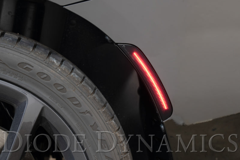 Diode Dynamics DD5112 LED Sidemarkers for 2015-2023 Dodge Charger, Smoked (set) - Diode Dynamics DD5112