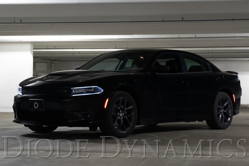Diode Dynamics DD5112 LED Sidemarkers for 2015-2023 Dodge Charger, Smoked (set) - Diode Dynamics DD5112