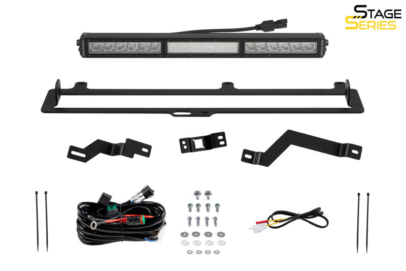 Diode Dynamics DD7416 2022+ Toyota Tundra TRD Pro Grille Light Bar Kit - Amber Combo - Diode Dynamics DD7416