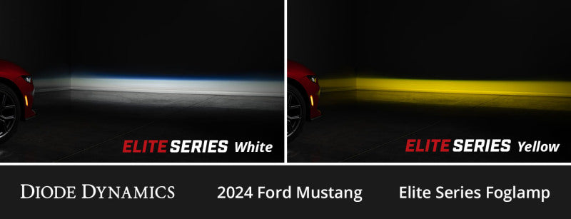 Diode Dynamics DD7959 Elite Series Add-On Fog Lamp Kit for 2024+ Ford Mustang EcoBoost, White - Diode Dynamics DD7959