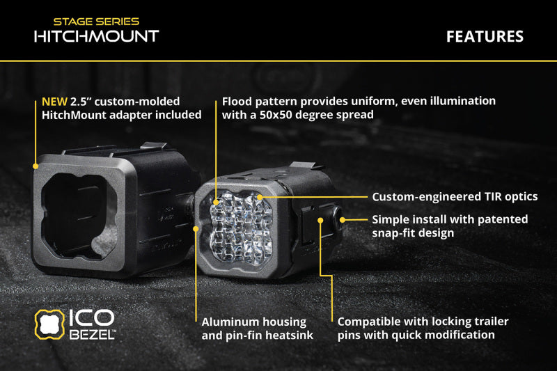Diode Dynamics DD8762 HitchMount LED Pod 4-Pin Reverse Kit, C1R - Diode Dynamics DD8762