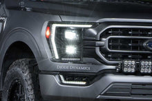 Load image into Gallery viewer, Diode Dynamics Elite Max headlamp beam pattern comparison vs factory