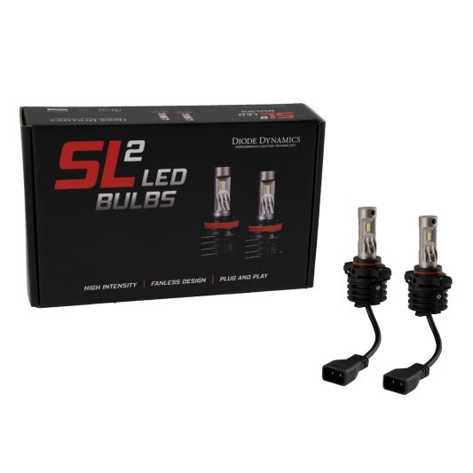 Diode Dynamics SL2 white LED fog light bulb pair for 5202 PSX24W H16-EU applications