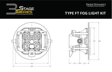 Load image into Gallery viewer, Diode Dynamics SS3 Sport Type FT Kit ABL - Yellow SAE Fog Diode Dynamics DIODD7021