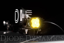 Load image into Gallery viewer, Diode Dynamics Stage Series C1 LED Pod Pro - Yellow Flood Standard ABL (Pair) Diode Dynamics DIODD6463P