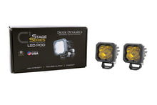Load image into Gallery viewer, Diode Dynamics Stage Series C1 LED Pod Pro - Yellow Flood Standard ABL (Pair) Diode Dynamics DIODD6463P
