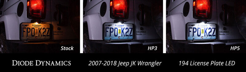 Diode Dynamics Wrangler JK 4dr Interior Kit Stage 2 - Cool - White Diode Dynamics DIODD0364
