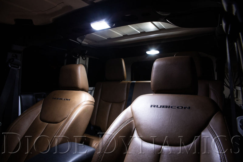 Diode Dynamics Wrangler JK 4dr Interior Kit Stage 2 - Cool - White Diode Dynamics DIODD0364