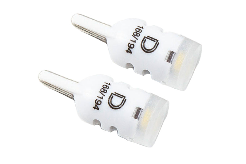 Diode Dynamics 194 HP3 LED Bulbs – Cool White pair front view