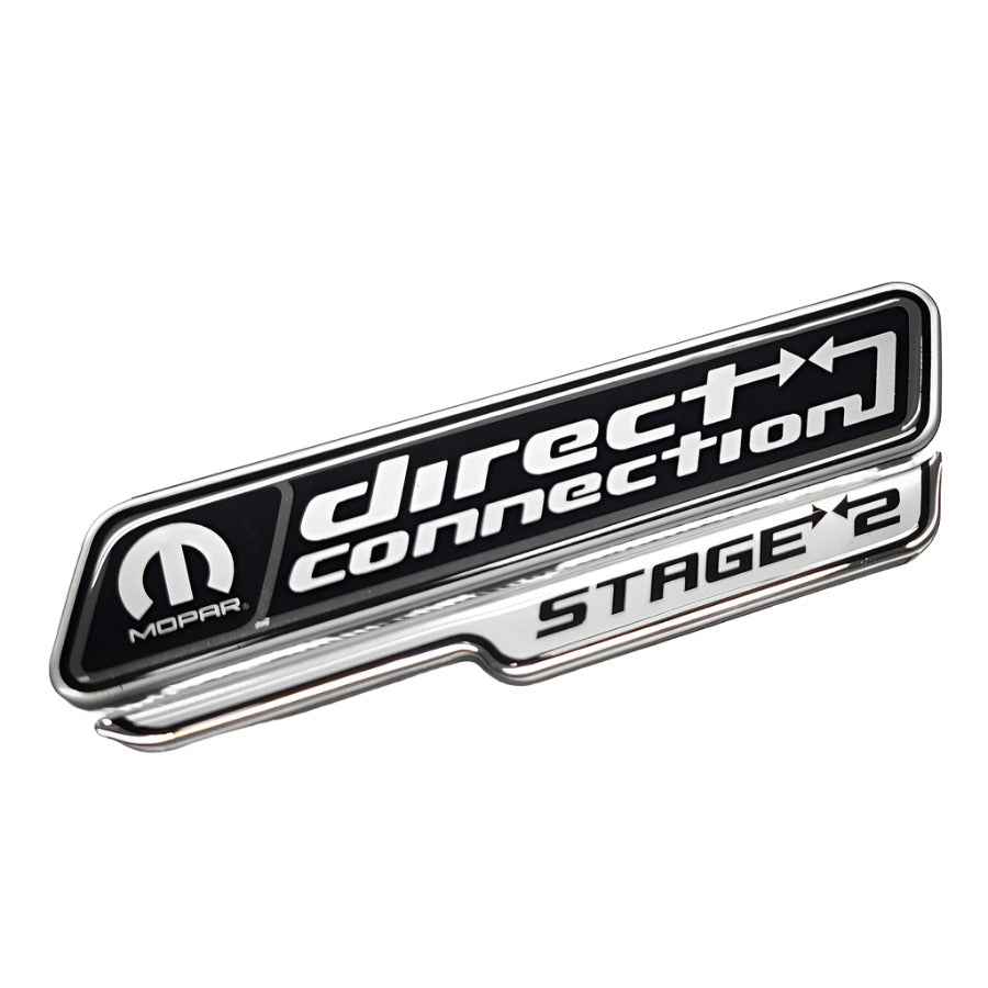 NELKE　CD　EMBLEM　② RBDDCBMFB Direct Connection Black Metallic Fender Badge – Black