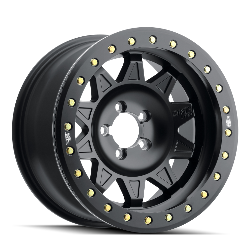 Dirty Life Dirty Life 9302 Roadkill 17x9/5x127 BP/-38mm Offset/71.5mm Hub Matte Black Wheel - Beadlock
