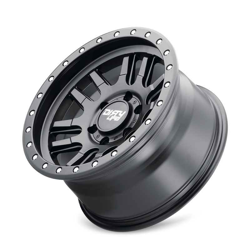 Dirty Life 9309 Canyon Pro 17x9/5x127 BP/-12mm Offset/71.5mm Hub Matte Black Wheel - Beadlock - Black Ops Auto Works