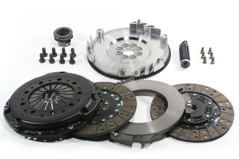 DKM Clutch DKM Clutch BMW E34/E36/E39/E46/Z3 (6 Cyl) MS Twin Disc Clutch w/Steel Flywheel (660 ft/lbs Torque)