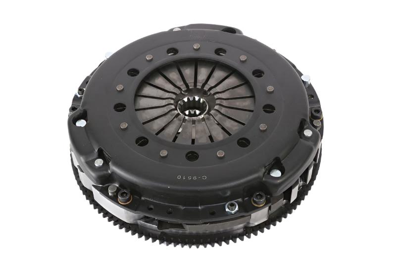 DKM Clutch BMW E9X 335i MS Organic Twin Disc Clutch Kit w/Flywheel (660 ft/lbs Torque) - Black Ops Auto Works