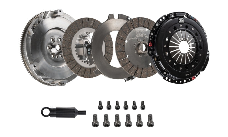 DKM Clutch BMW F22/F23 M 235i MS Organic Twin Disc Clutch Kit w/Flywheel (660 ft/lbs Torque) - Black Ops Auto Works