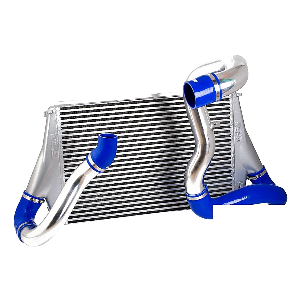 do88 06-11 SAAB 9-3 2.8T V6 Aero/Turbo X (B285) BigPack Intercooler Kit w/Blue Hoses - do88 DOBBIG-110-B
